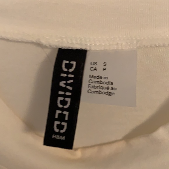 White open back crop top long sleeve - Picture 3 of 3